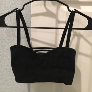 Brandy Melville Black Strappy Bandeau