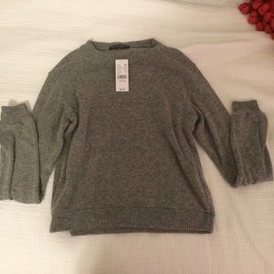 Grey Brandy Melville sweater NWT