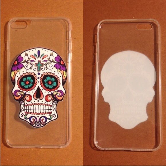 iPhone 6 & iPhone 6S Case "Colorful Sugar Skull" - Picture 3 of 5