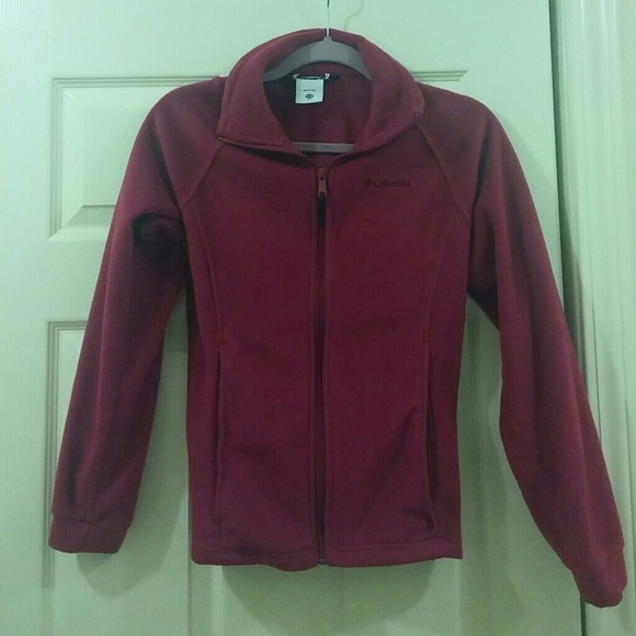Berry Columbia Zip Fleece
