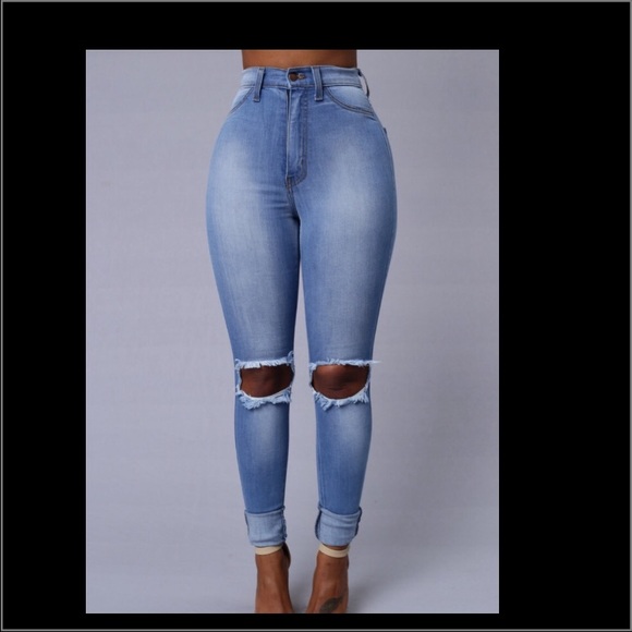 Fashion nova high waisted jeans