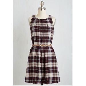 Modcloth Great Wavelengths Dress in Plaid