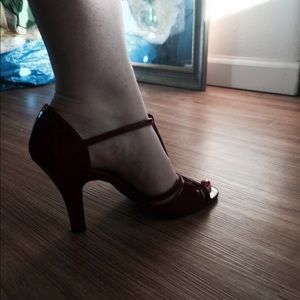 Classic Red Strappy Heels