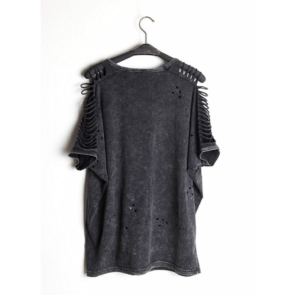 Rock Star Punk cut out T-shirt - last one! - Picture 4 of 4