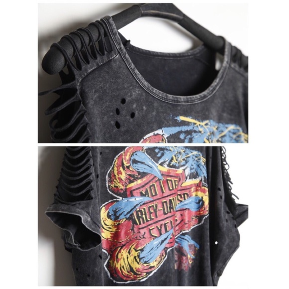 Rock Star Punk cut out T-shirt - last one! - Picture 3 of 4