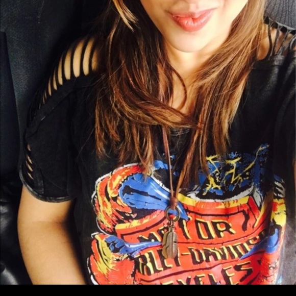 Rock Star Punk cut out T-shirt - last one! - Picture 2 of 4