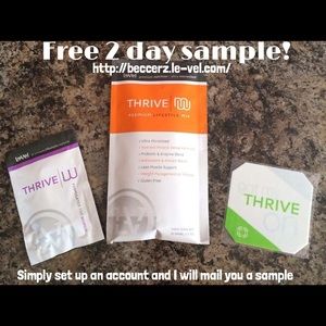 FREE 2 day trial of thrive!