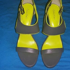 Calvin Klein Ankle Strap Heels