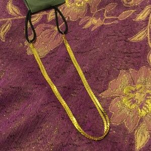 GOLD DOUBLE CHAIN HEADBAND
