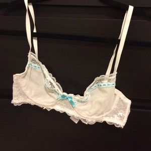 Forever21 Cream and blue bra