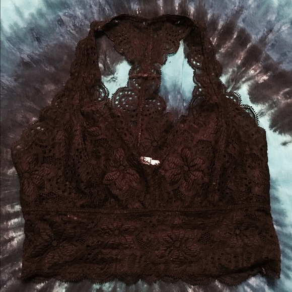 Black Urban Outfitters racerbacn bralette