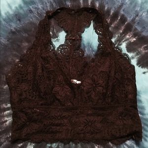 Black Urban Outfitters racerbacn bralette