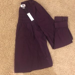 Purple long sleeve shirt. 🍇