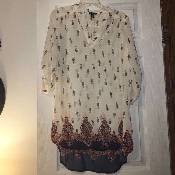 Cute sheer tunic