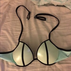 Blue/Sparkle Victoria's Secret Bikini Top 36C