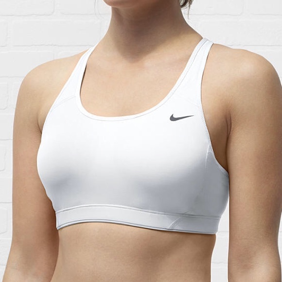 WHITE NIKE BRA