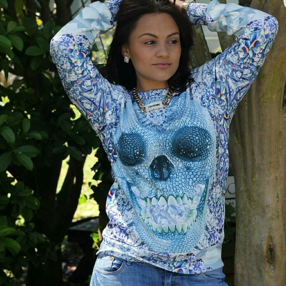 Diamond skull Top