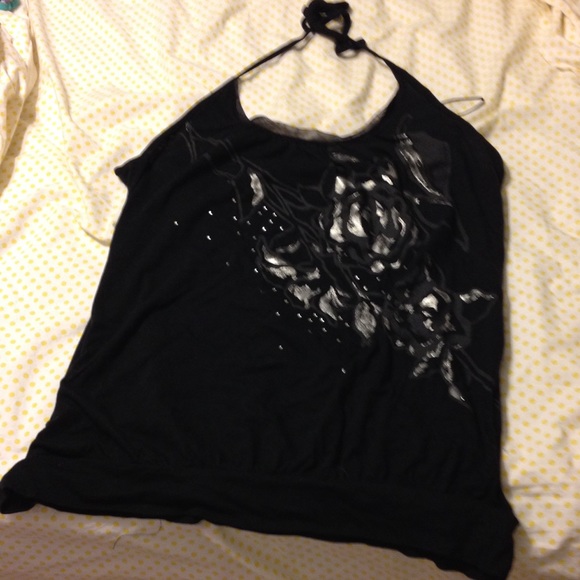 Black express halter