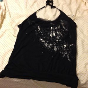 Black express halter