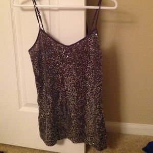 Silver sequin Cami