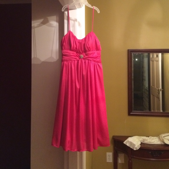 Bright Pink Semi- Formal Dress