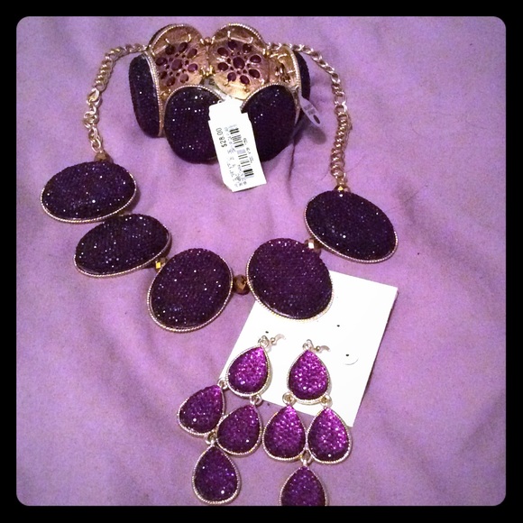 Style & Co. earrings, bracelet & Necklace set
