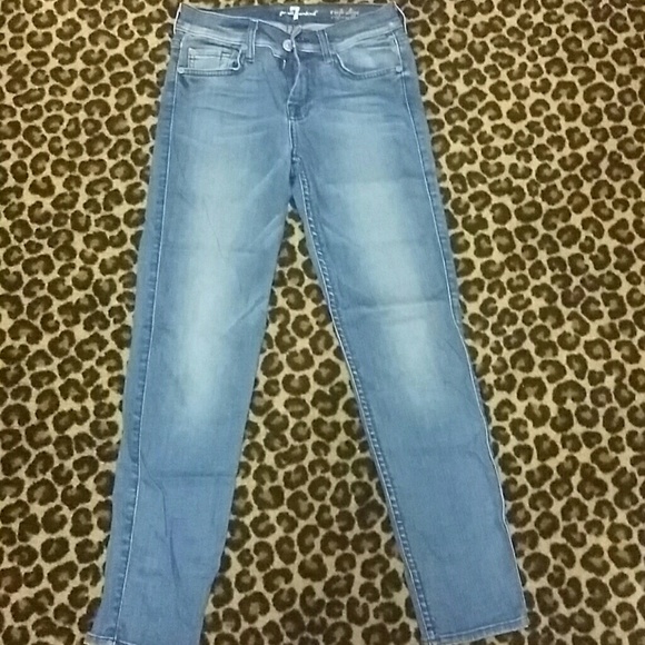7 for all mankind jeans size 24 wore 1 time