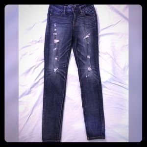 Destroyed skinny jeans American Eagle Outfitters