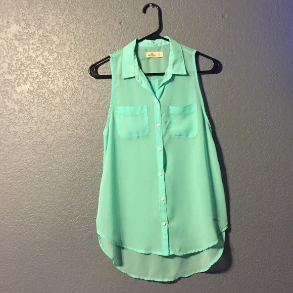 Sheer Hollister blouse