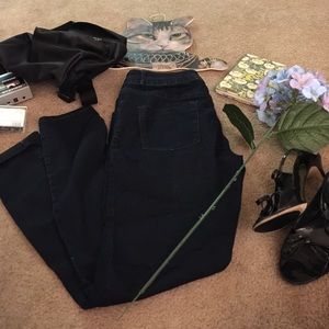 High Waisted Skinny Jeans Dark Blue