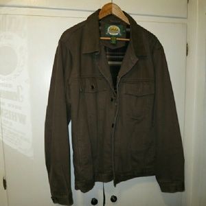 CABELA'S denim Men's brown jacket in Med. Tall.