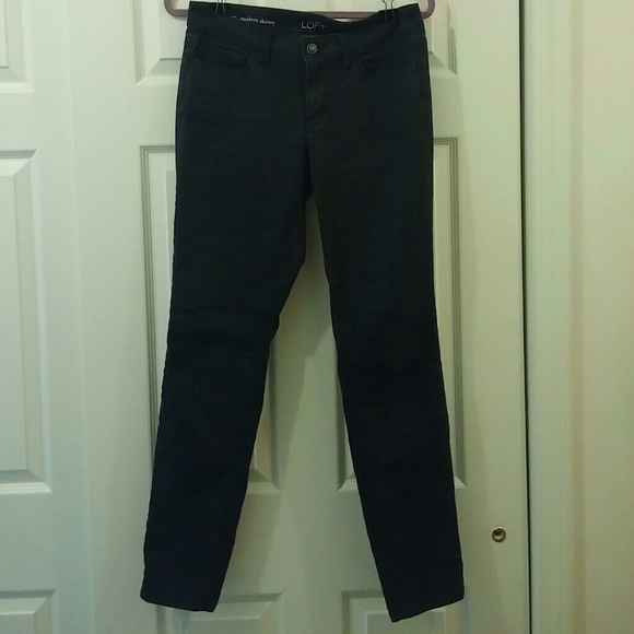 Black LOFT Skinny Jeans - Picture 4 of 4