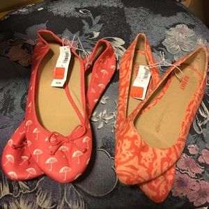 Old Navy Flats - summer theme