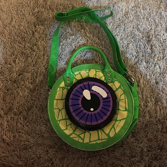 Green Eyeball Purse