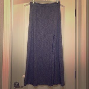 🌟SALE🌟American Eagle Grey Striped Slit Skirt