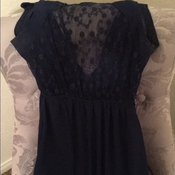 Navy blue dress