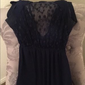 Navy blue dress