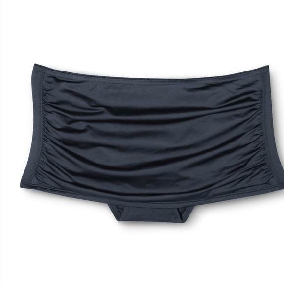 NWOT gray swim skirt in Large ONLY-1 LEFT in Stock - Picture 3 of 8