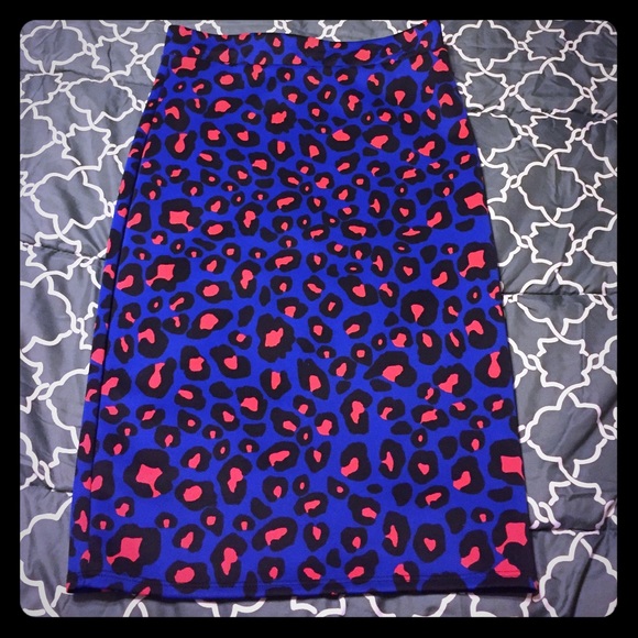 Leopard Pencil Skirt