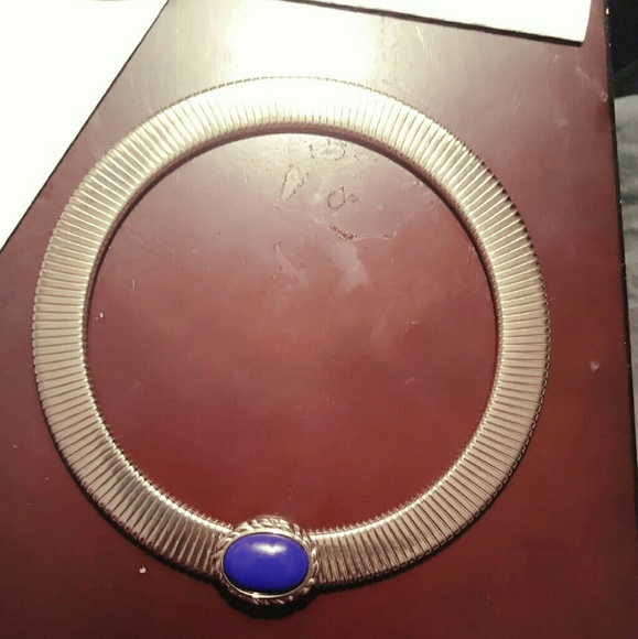 A gold plated necklace