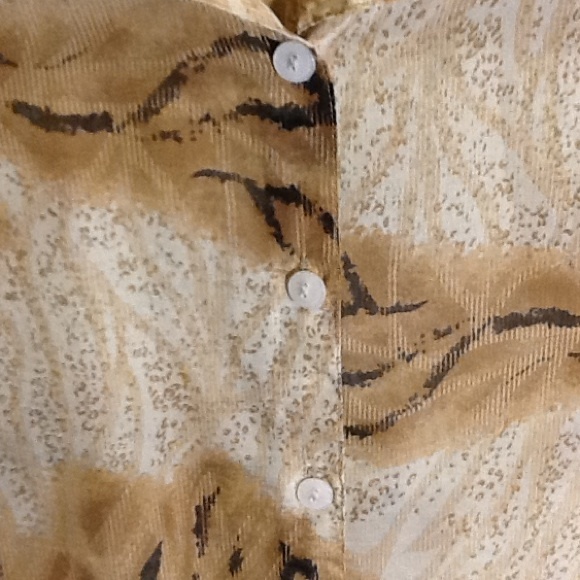 Pretty Tiger Print Blouse - Picture 3 of 4