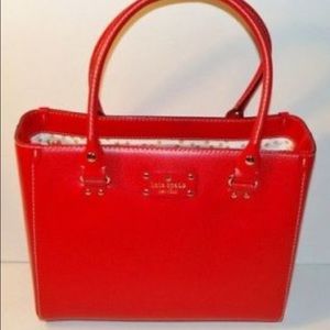 Red Kate Spade Wellesley bag