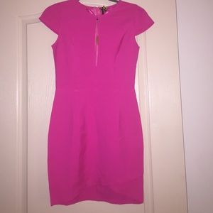 Pink bodycon dress