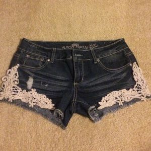 Almost famous size 7 shorts