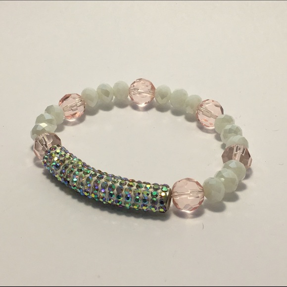 Pink and white bracelet!