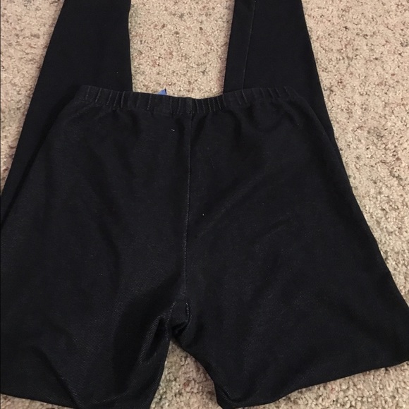 VERA WANG BLACK SUPER SOFT LEGGINGS