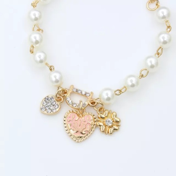 Pearl Charm Bracelet - Picture 2 of 4