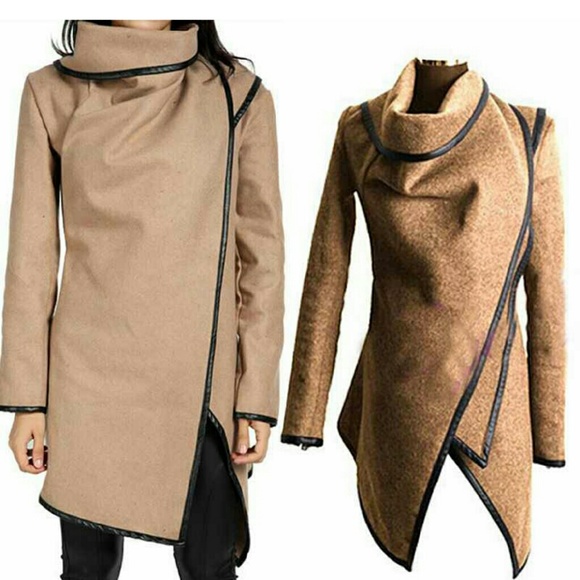 Warm Wool Slim Long Trench Parka Peacoat Outwear C