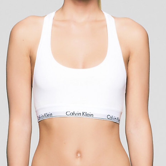 White Calvin Klein Bralette