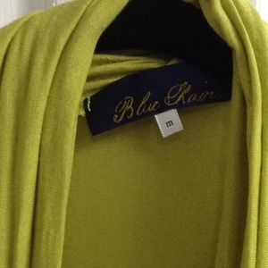 Blue rain Tops - Blue rain lime green wrap blouse Blue rain Tops - Blue rain lime green wrap blouse